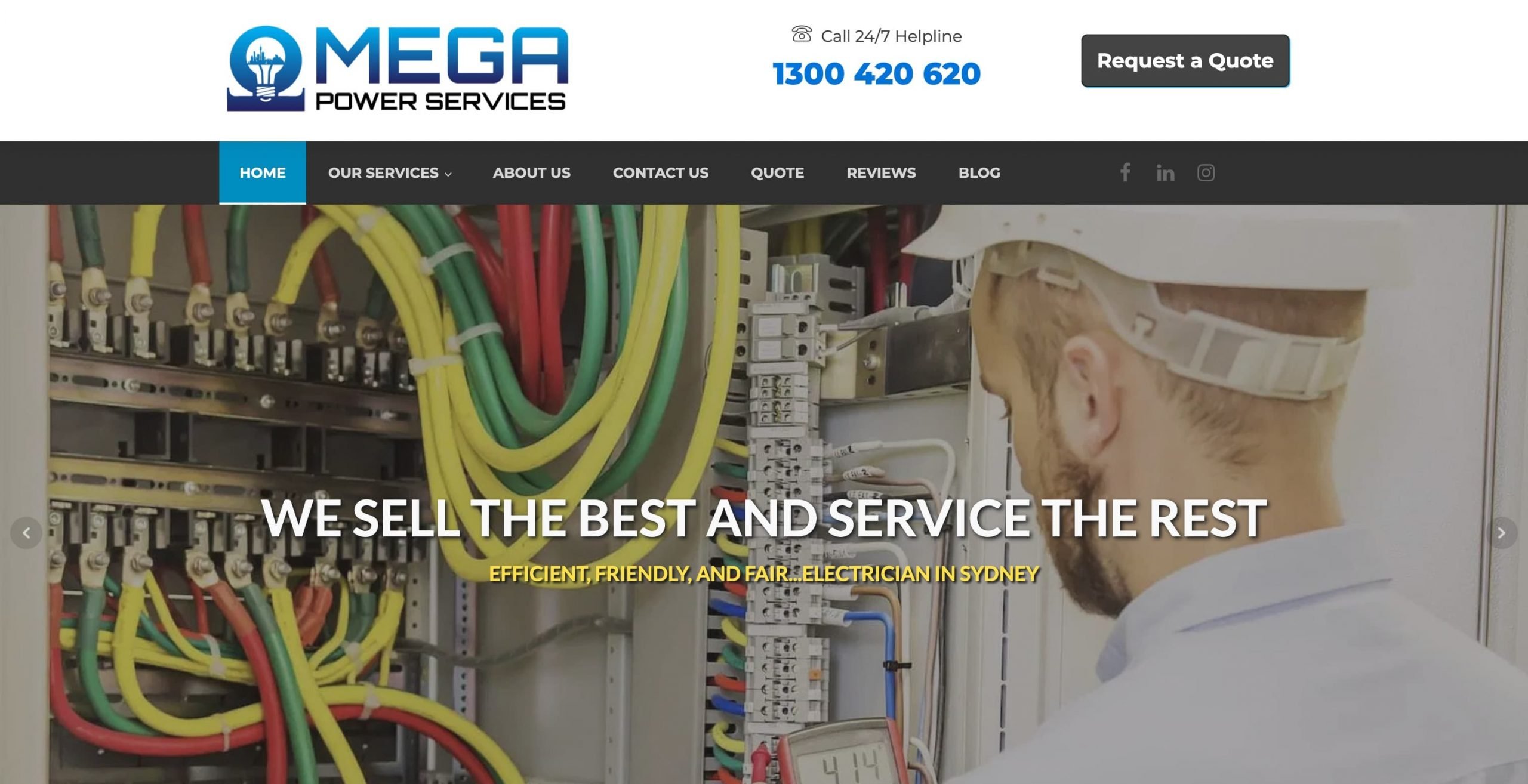 Mega Power Services - Small Business Web Designer Sydney | HariKarki.com.au